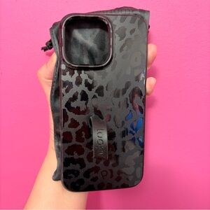 Loopy Black Leopard iPhone 16 Pro Max Case